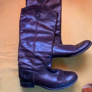 Frye Melissa Button (wide calf!) tall boots 8